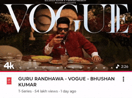 Guru Randhawa Vogue GIF