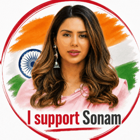 Sonam Bajwa Protest GIF