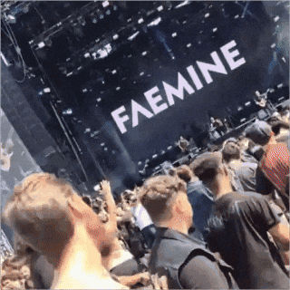 Concert Metal GIF by FAEMINE