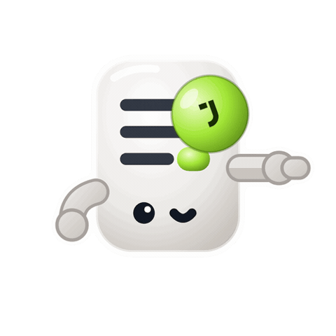 Jiffy Invoice Sticker