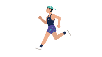 Feel Good Running Sticker by Kenyons