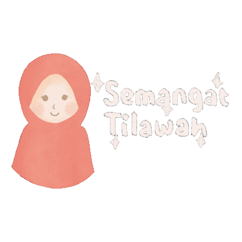Girl Pink Sticker for iOS & Android