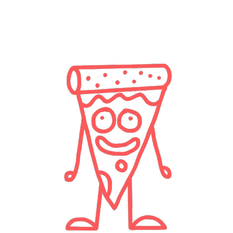 Pizza Dancing Sticker by Shepherd
