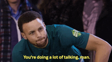 Stephen Curry Shut Up GIF by ABC Network