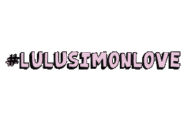 Lulusimonstudio Lulusimonlove Sticker