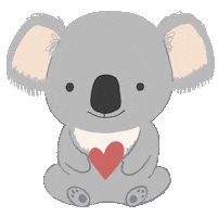 Koala Bear Love Sticker