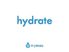 Water Drink Sticker by mymizu