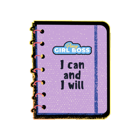 Notebook Pgb Sticker by Pinay Girl Boss
