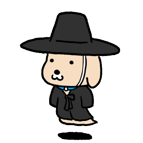 Dog Tango Sticker by namsee