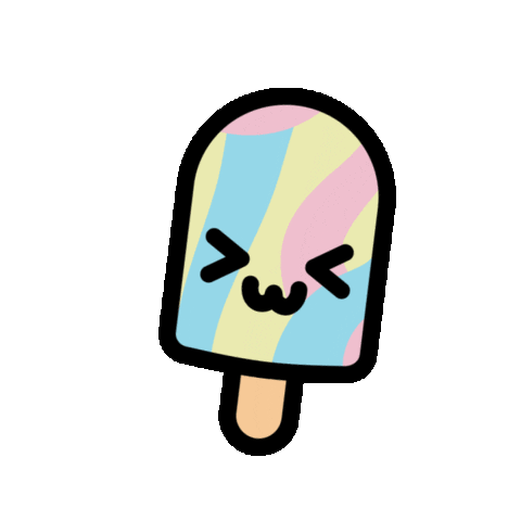 Happy Ice Cream Sticker