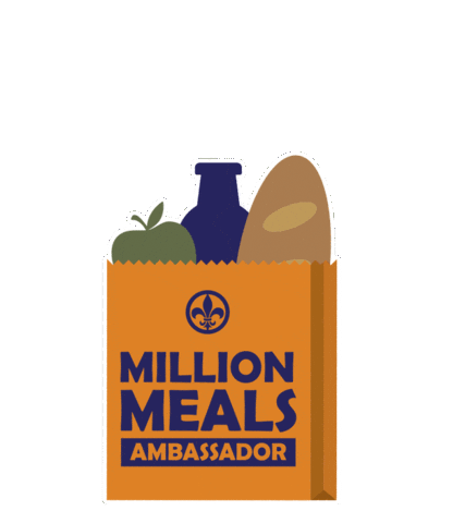 Martin Luther King Feeding Sticker by Louisiana Blue