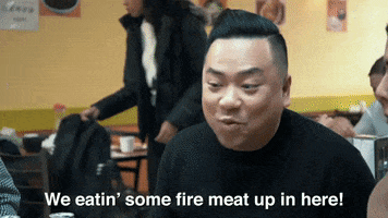 Family Day Eating GIF by Kim's Convenience