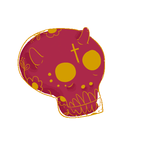 Skull Sticker