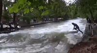 Eisbach River Is Perfect for Munich Surfers