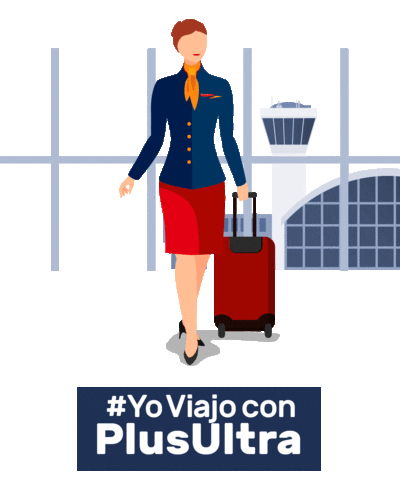 Plus Ultra Travel Sticker by Plus Ultra Líneas Aéreas for iOS \u0026 Android |  GIPHY