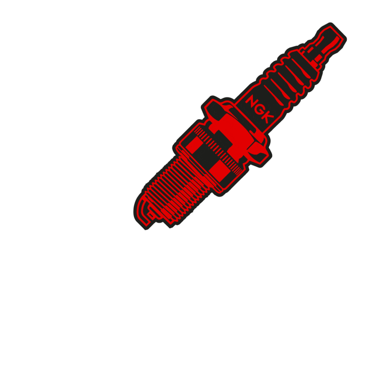 Workshop Tuning Sticker by NGK SPARK PLUG