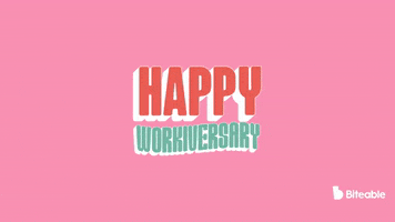 Work Anniversary GIF by Biteable