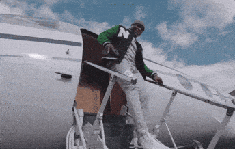 Touch Down Private Jet GIF by UFC