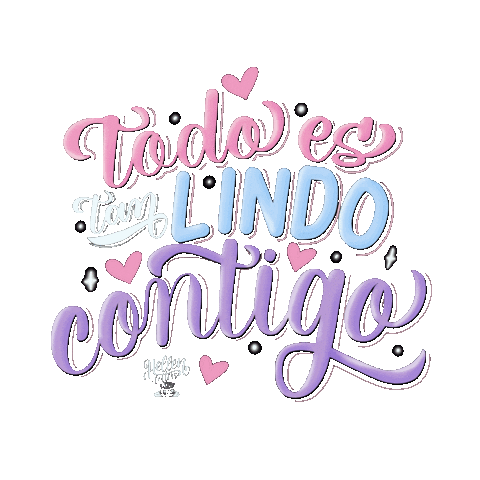 In Love Lettering Sticker