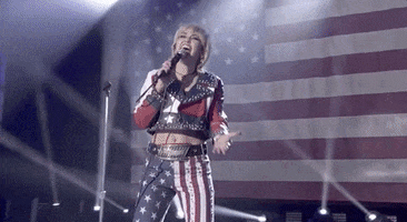 Miley Cyrus Party In The Usa GIF by New Year's Rockin' Eve