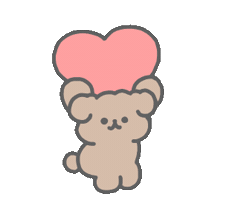 犬 Love Sticker