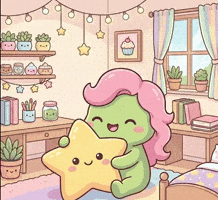 Little Star Love GIF by KuteCosmos | Home of Fruffy