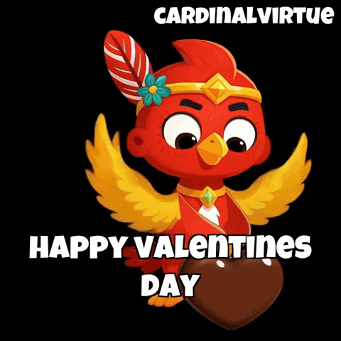 Heart Pecking GIF by The Cardinal Virtue