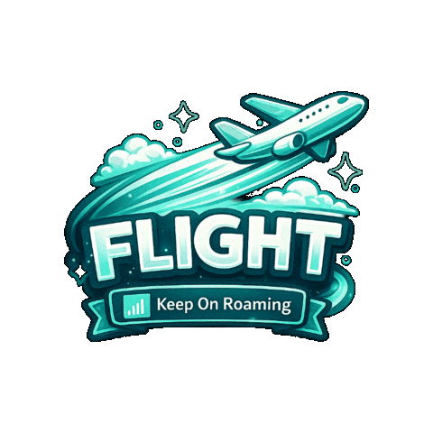 Take Off Travel Sticker by Keep On Roaming