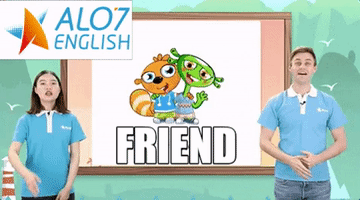 friend alo7 english GIF by ALO7.com