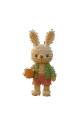 Bunny Theo Sticker by STAY WILD - Outdoor