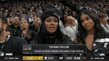 teyana taylor model GIF by NBA