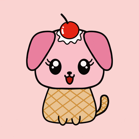 Ice Cream Dog GIF