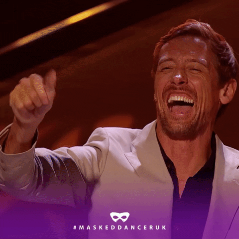 Happy Peter Crouch GIF by The Masked Singer UK & The Masked Dancer UK