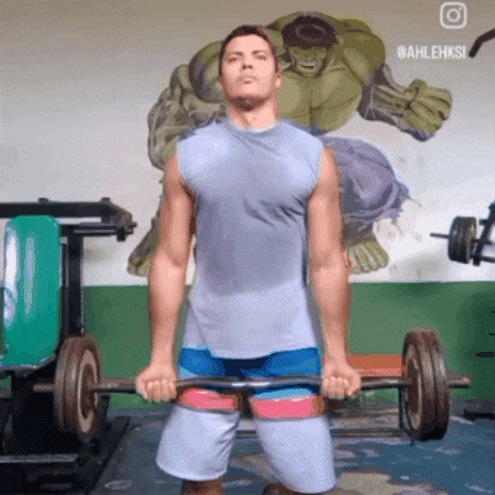 Fitness Flexing GIF