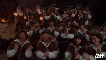 Excited Robin Hood Men In Tights GIF by Laff