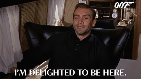 Happy To Be Here Sean Connery GIF by James Bond 007