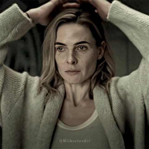 Rebecca Ferguson Thinking GIF