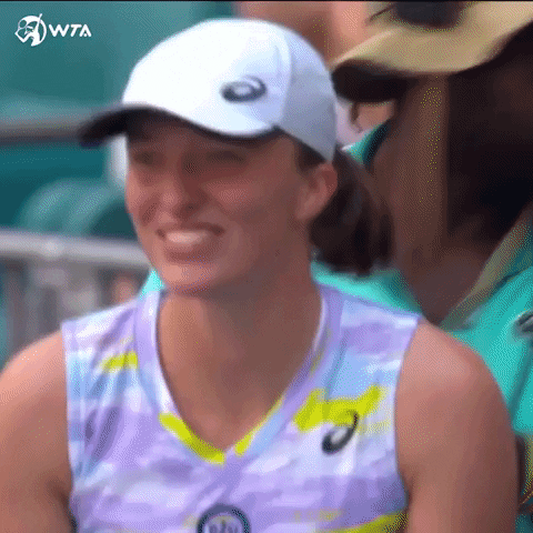 Womens Tennis Wow GIF by WTA