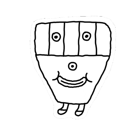 Talking French Fry Sticker