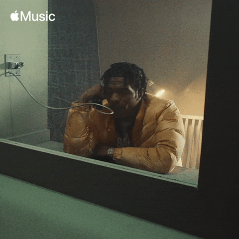 Talking Wait What GIF by Apple Music