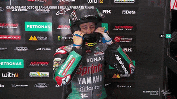 Andrea Dovizioso Hello GIF by MotoGP
