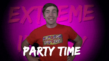 Rock On Party GIF by Extreme Improv