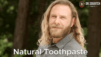 Toothpaste Natural Products GIF by DrSquatchSoapCo