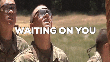 usarmy waiting army military soldier GIF