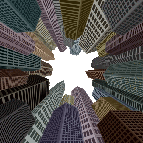 IRMO_GIF city building tokyo rythm GIF