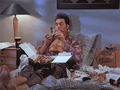 Michael Richards Eating GIF - Find & Share on GIPHY