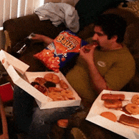 Eat Too Much Couch Potato GIF by BLoafX