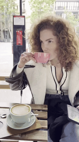 Coffee Time Model GIF by JJxFile