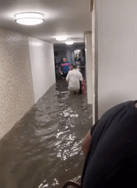 Queens Building Swamped Amid New York Flooding Emergency