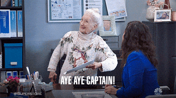Aye Aye Captain GIF by Superstore